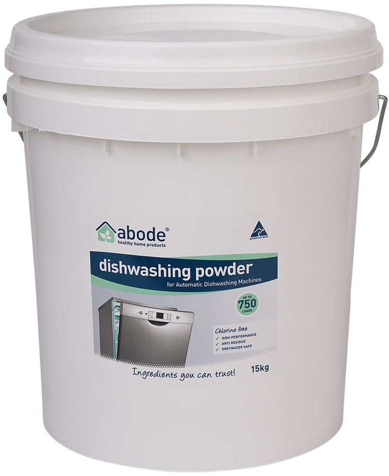 Abode Dishwashing Powder (for Automatic Dishwashing Machines) Bucket 15kg