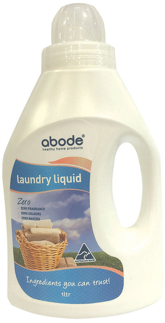 Abode Laundry Liquid (Front & Top Loader) Zero 1L