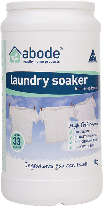 Abode Laundry Soaker (Front & Top Loader) High Performance 1kg