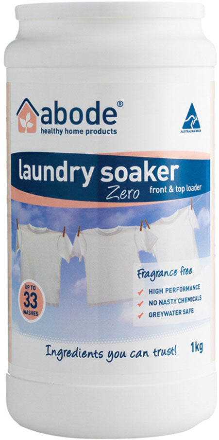 Abode Laundry Soaker (Front & Top Loader) Zero 1kg