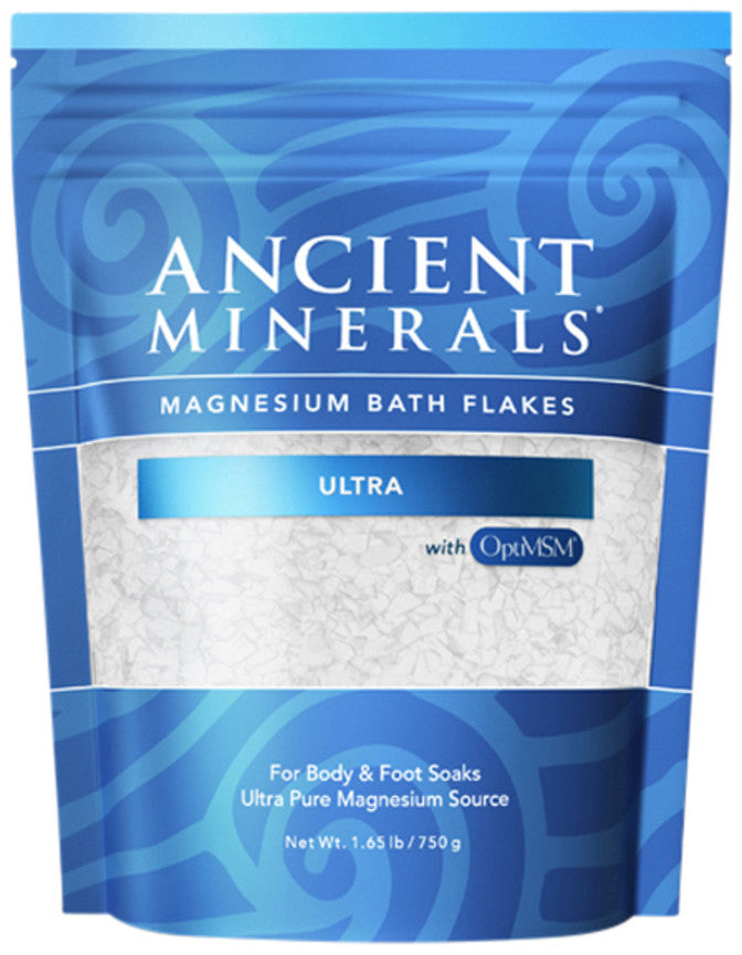 Ancient Minerals Magnesium Bath Flakes Ultra 750g Health Co
