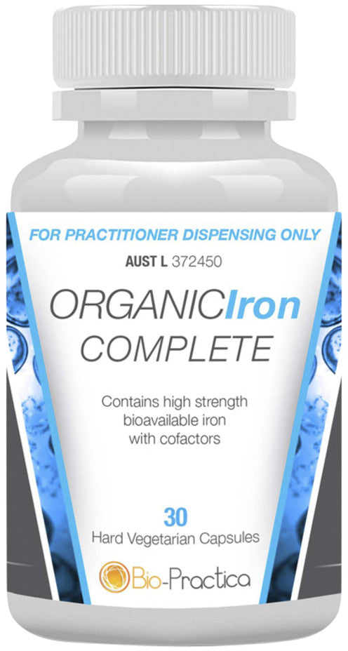 Bio-Practica Organic Iron Complete 30 Capsules