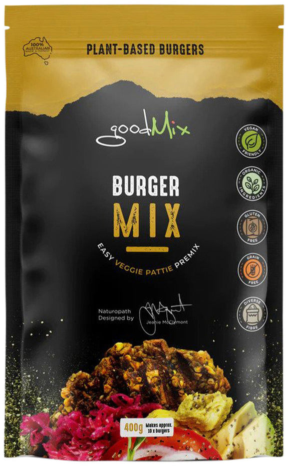 Goodmix Superfoods Burger Mix (Easy Vegan Veggie Pattie Premix) 400g
