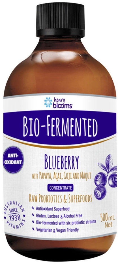H.Blooms Bio Fermented Blueberry Concentrate 500ml
