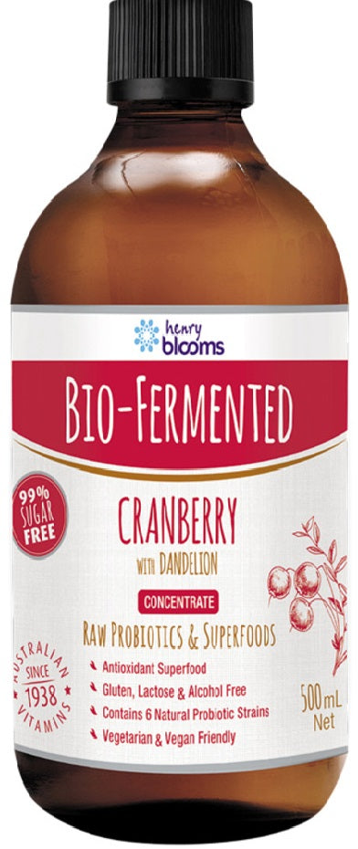 H.Blooms Bio Fermented Cranberry Concentrate 500ml