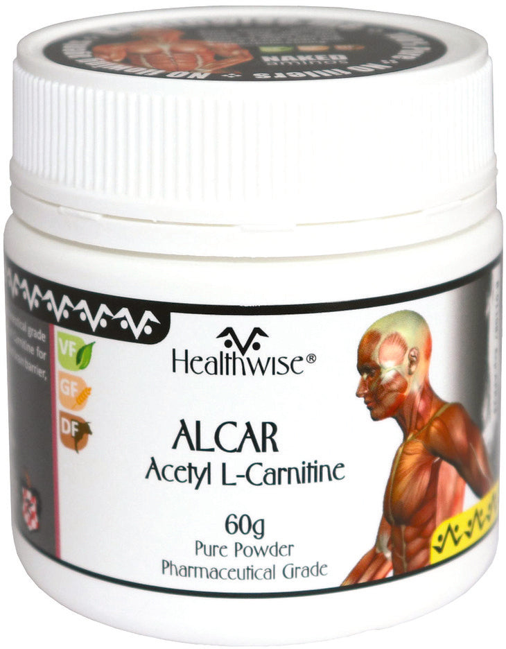 HealthWise ALCAR (Acetyl L-Carnitine) 60g Health Co HealthWise ALCAR (Acetyl L-Carnitine) 60g Health Co