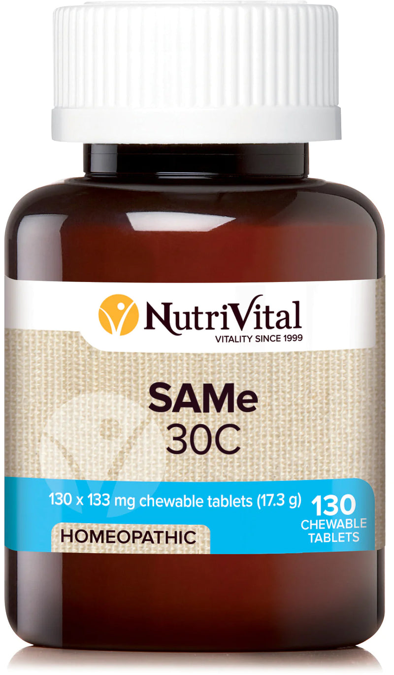 Nutrivital Homeopathic SAMe 30C Tablets