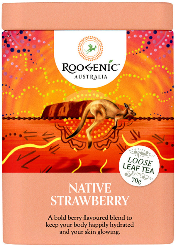 Roogenic Native Strawberry Loose Leaf Tin 70g