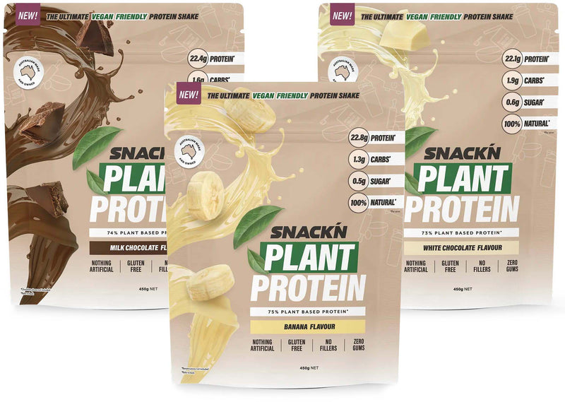 Snackn Plant Protein 3 x 450g