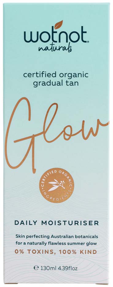Wotnot Naturals Glow Certified Organic Gradual Tan Everyday Lotion 130ml