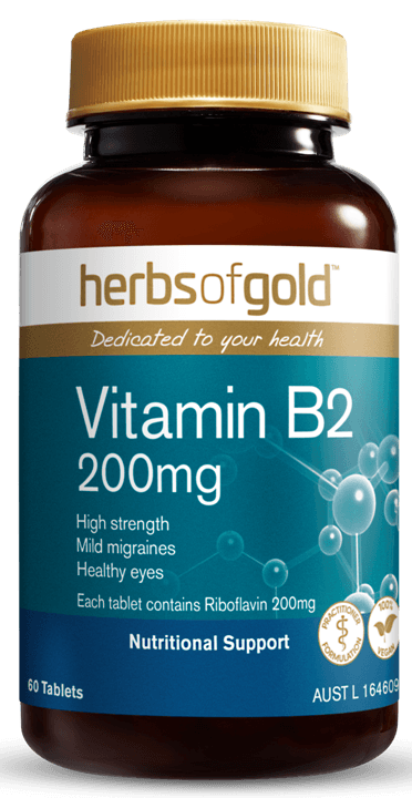 Herbs of Gold Vitamin B2 200mg - Health Co