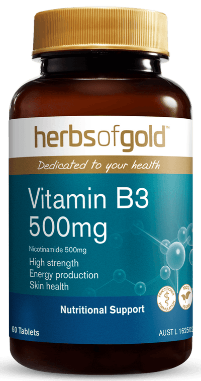 Herbs of Gold Vitamin B3 500mg - Health Co