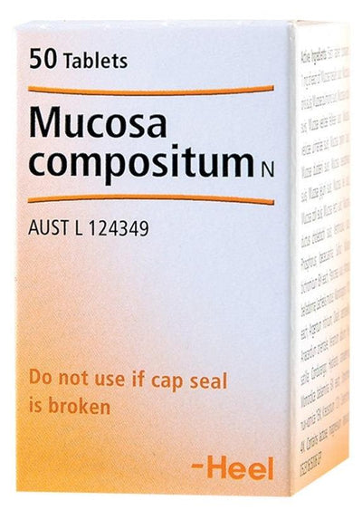 Heel Mucosa Compositum N Tablets - Health Co