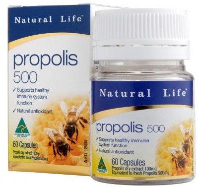 Natural Life Propolis 500mg - Health Co