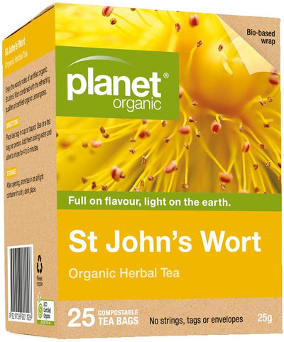 Planet Organic St John's Wort Herbal Tea - Health Co