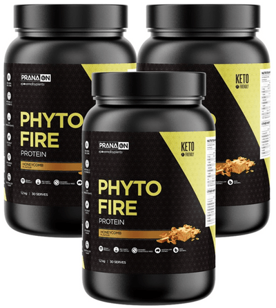 Prana On Phyto Fire Protein (3 x 1.2kg Pack) - Health Co