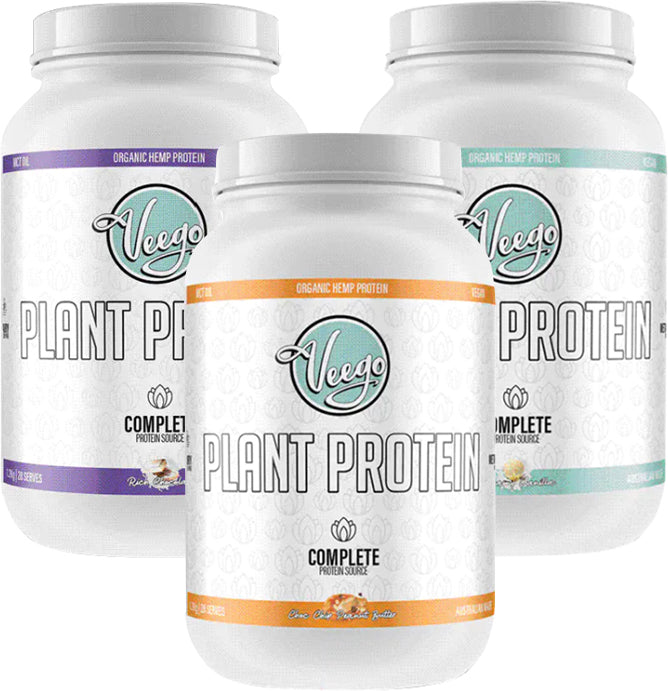 Veego Plant Protein Powder Pack of three (3 x 1.12kg)