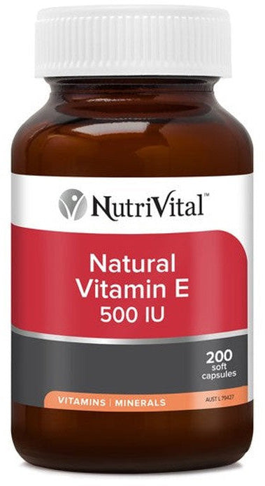 Nutrivital Natural Vitamin E 500IU