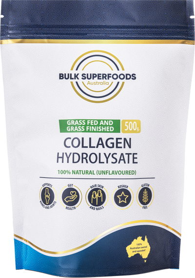 Grass Fed Collagen 500g by Bulk Super Foods
