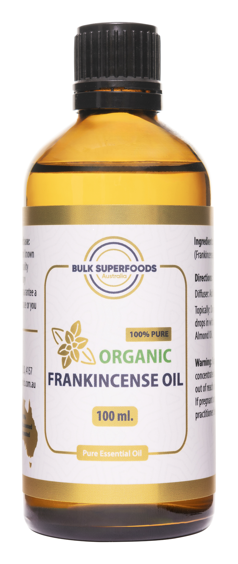 Frankinsence Essential Oil 100ml by Bulk Superfoods