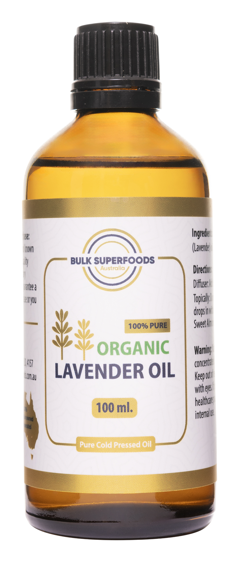 Lavender Essential Oil 100ml by Bulk Superfoods
