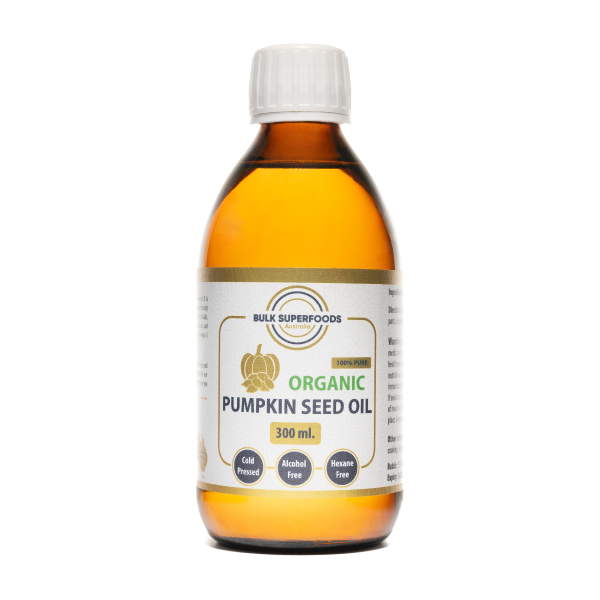 Organic Pumpkin Seed Oil 300ml by Bulk Superfoods