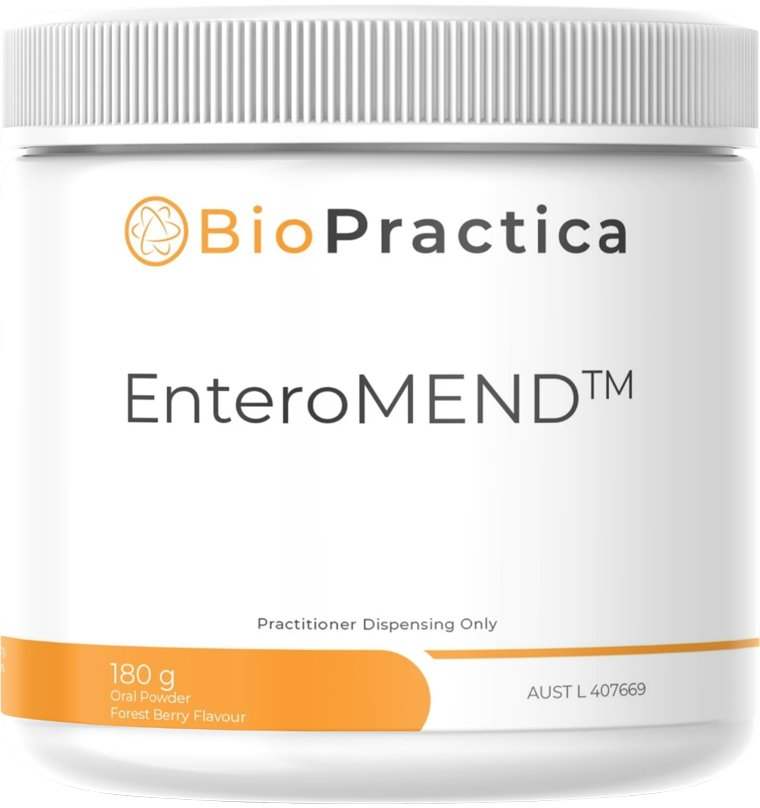 Bio-Practica EnteroMEND Forest Berry Oral Powder 180g – Health Co
