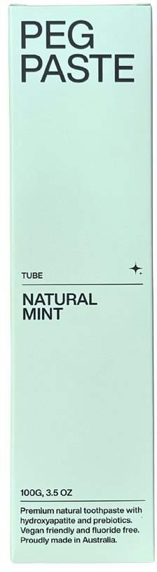 Toothpaste Pegs Peg Paste Toothpaste Natural Mint Tube 100g – Health Co