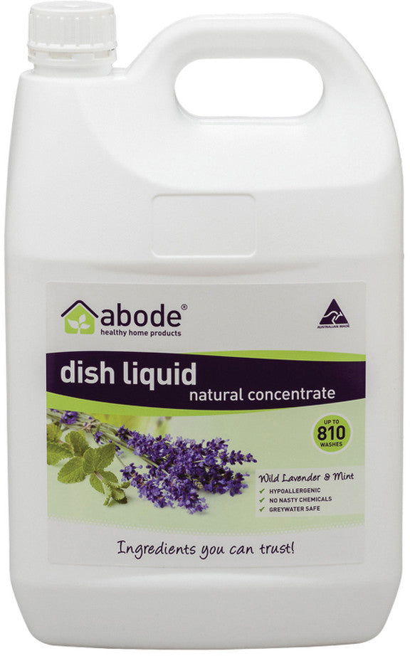 Abode Dish Liquid Concentrate Wild Lavender & Mint 4L