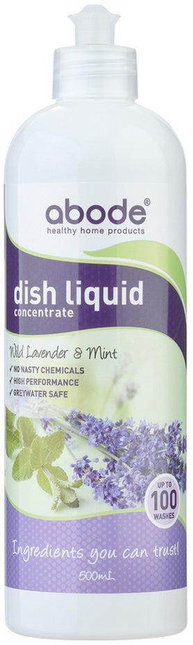 Abode Dish Liquid Concentrate Wild Lavender & Mint 500ml
