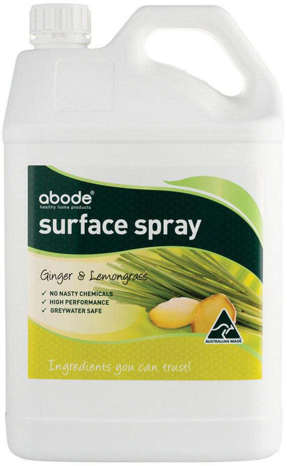 Abode Surface Spray Ginger & Lemongrass 4L