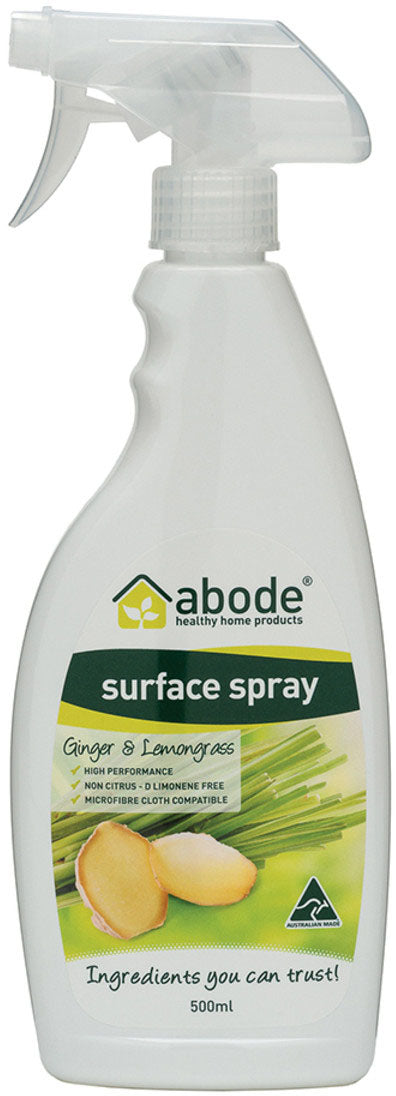 Abode Surface Spray Ginger & Lemongrass Spray 500ml