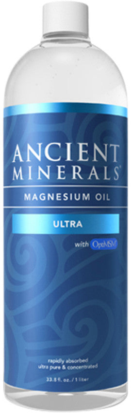 Ancient Minerals Magnesium Oil Ultra (with MSM) 1L