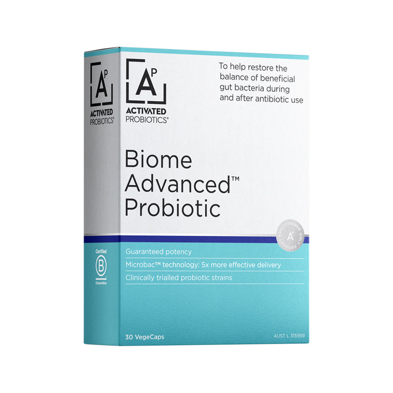 Activated Probiotics Biome Advanced Probiotic 30 Veg Capsule