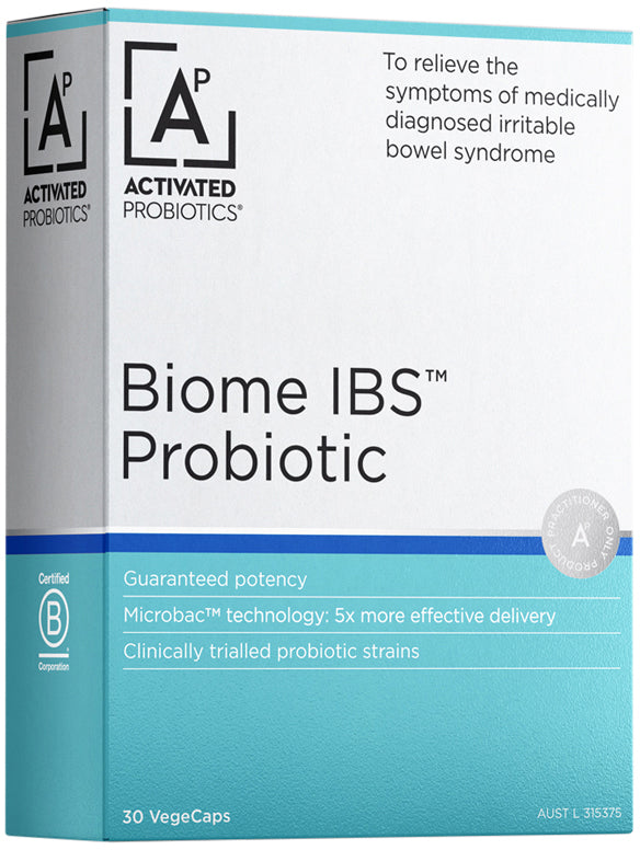 Activated Probiotics Biome IBS Probiotic 30 Veg Capsule