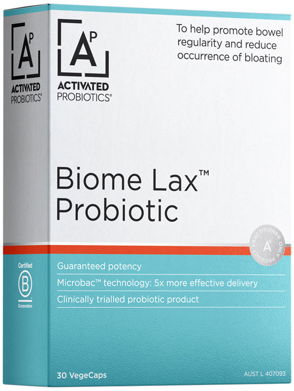 Activated Probiotics Biome Lax Probiotic 30 Veg Capsule
