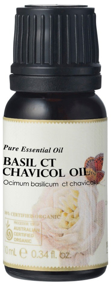 Ausganica Organic Essential Oil Basil Ct Chavicol 10ml