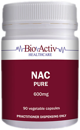 BioActiv Healthcare NAC Pure 600mg 90 Capsules