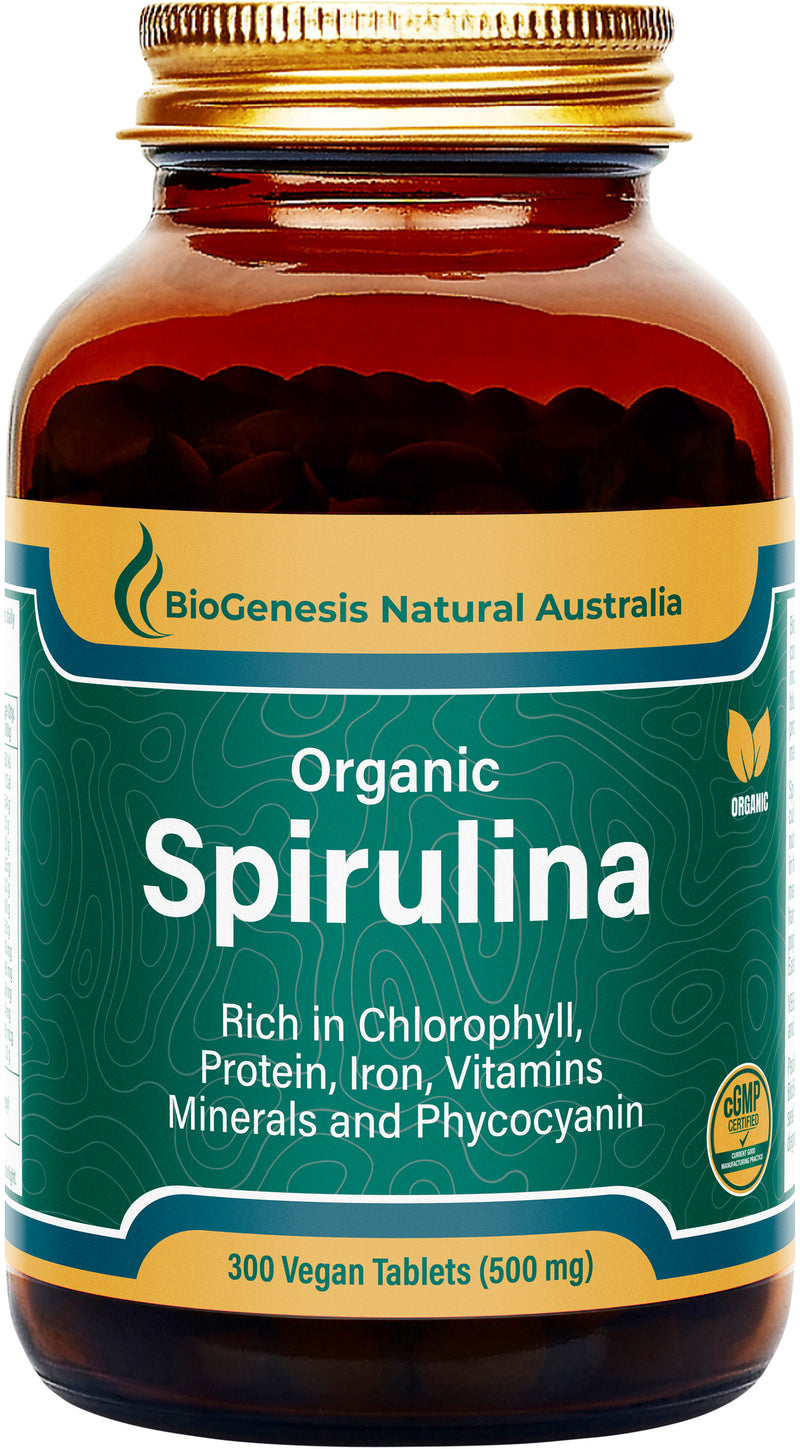 BioGenesis California Spirulina 300 Tablets