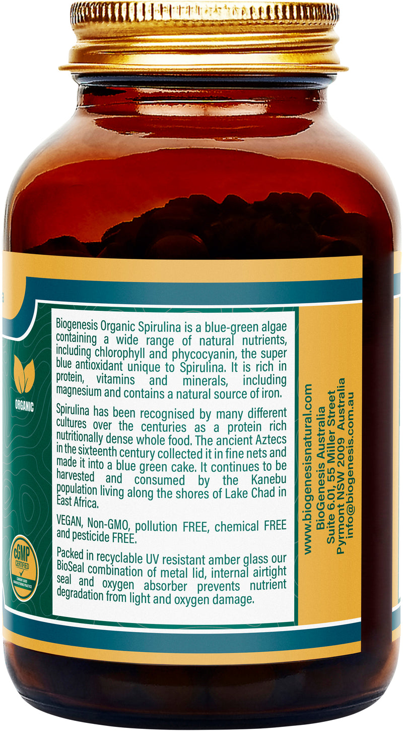 BioGenesis California Spirulina 300 Tablets