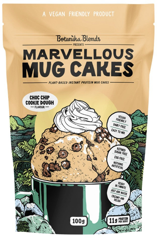 Botanika Blends Marvellous Mug Cakes Choc Chip Cookie Dough 100g