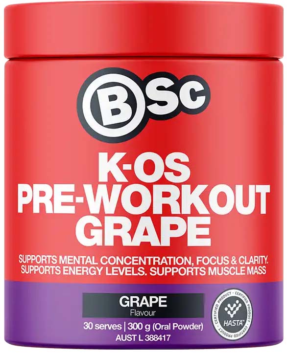 BSC K-OS Pre-Workout Lemon Squash 300g