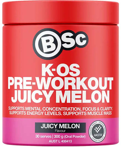 BSC K-OS Pre-Workout Lemon Squash 300g