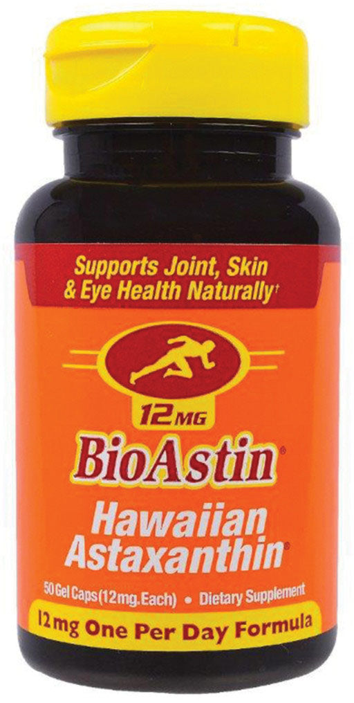 Bioastin Natural Hawaiian Astaxanthin 12mg 50 Capsules