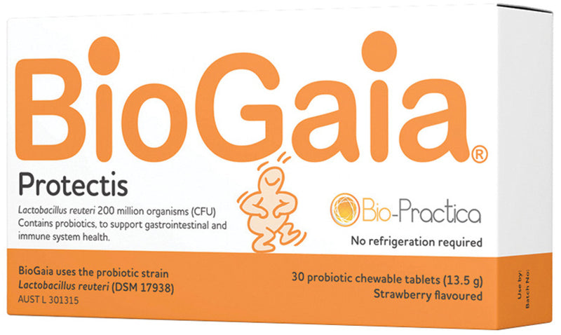 Bio-Practica BioGaia Protectis Chewable (Strawberry) 30 Tablets