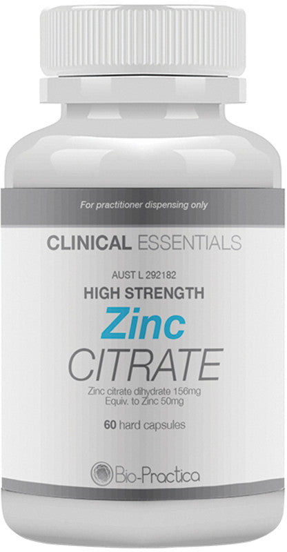 Bio-Practica Clinical Essentials Zinc Citrate 60 Capsules