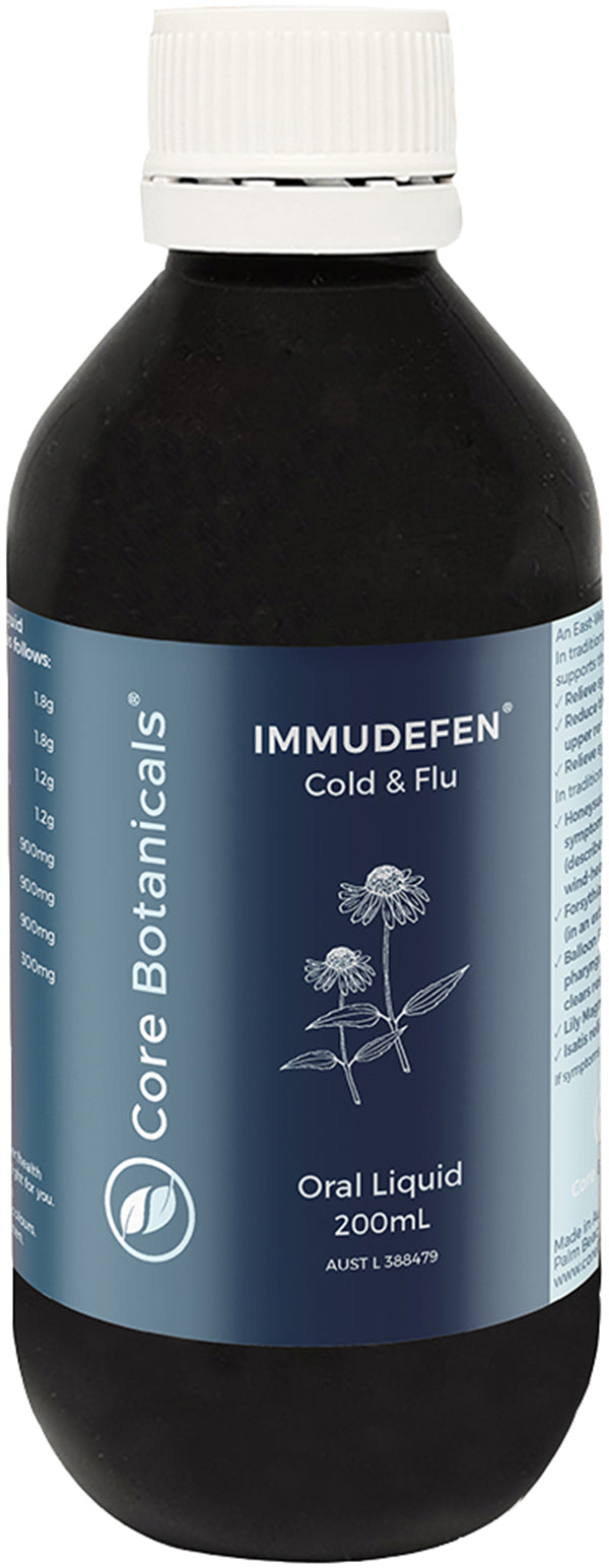 Core Botanicals Immudefen Cold & Flu Medicine 200ml
