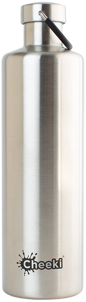 Cheeki Insulated Bottle Classic Silver (Large) 1L