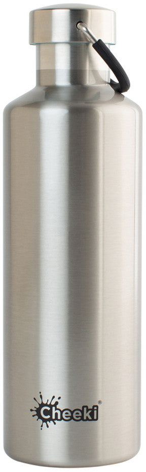 Cheeki Insulated Bottle Classic Silver 600ml