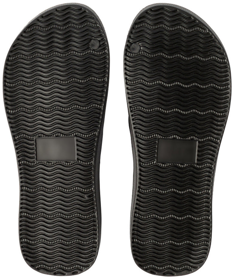 Cheeki Arch Support Thongs Black Womens Size